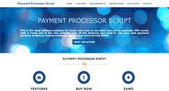 Desktop Screenshot of paymentprocessorscript.net